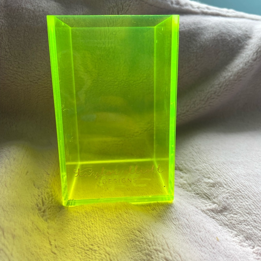 Neon Green Acrylic Display Box